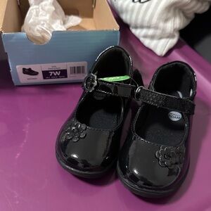 Stride Rite Memory Mary Janes (Black) Size 7W